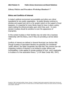 07 Ethics Statement - Conflict of Interest