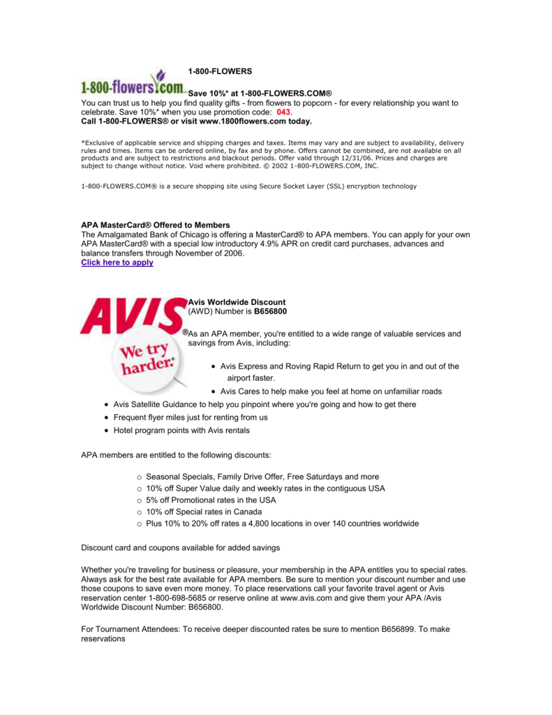 Avis Worldwide Discount Login