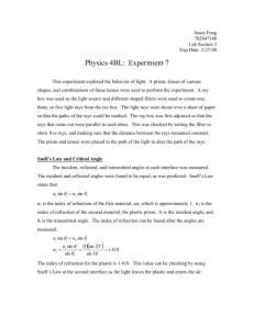 Physics 4BL Exp 7