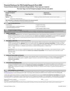Form 800 - Office of Research - University of California, Irvine