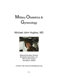 Military Obstetrics & Gynecology