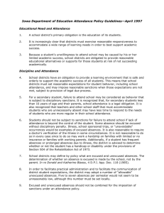 Iowa Department of Education Attendance Policy Guidelines