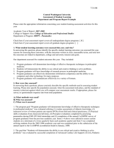 Program Review and Assessment - Central Washington University