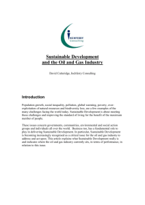 What Does Sustainable Development Mean For the Oil and Gas