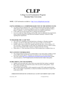 CLEP - Bemidji State University