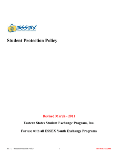 "Student Protection Policy".