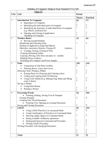 Syllabus of Computer Subjects from Standard VI to XII