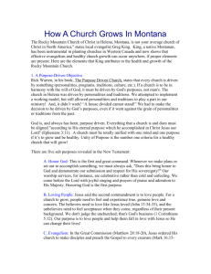 How a Church Grows In Montana - the Rocky Mountain Christian