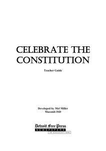 Constitution - Newspapers in Education