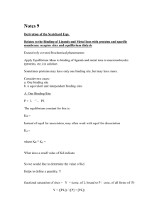 CHAPTER 4 FREE ENERGY AND CHEMICAL EQUILIBRIA