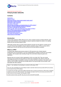 Virtual private networks - UK Government Web Archive
