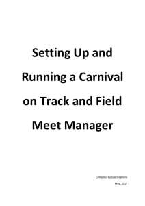 Setting Up and Running a School Carnival on