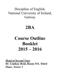 2BA Course Outline 2015-2016 - National University of Ireland