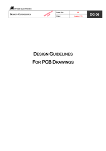 DG 06 – Design Guidelines for PCB drawings