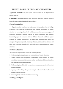 Organic Chemistry