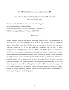 Using TerraSAR-X data for improved urban flood model validation