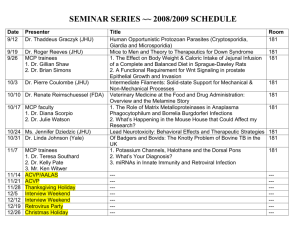 seminar series ~~ 2006/2007 schedule