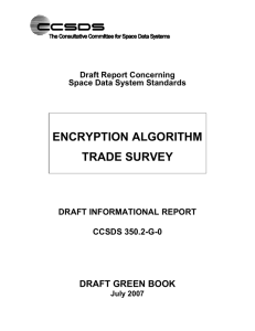 Encryption Algorithm Trade Survey