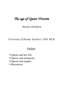 The age of Queen Victoria