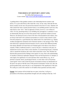 Theories of History syllabus