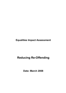 Reducing Re-Offending - Leicestershire County Council