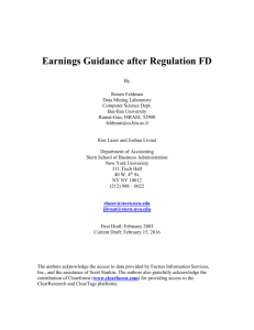 III. Text Mining and the Ability to Identify Earnings Guidance