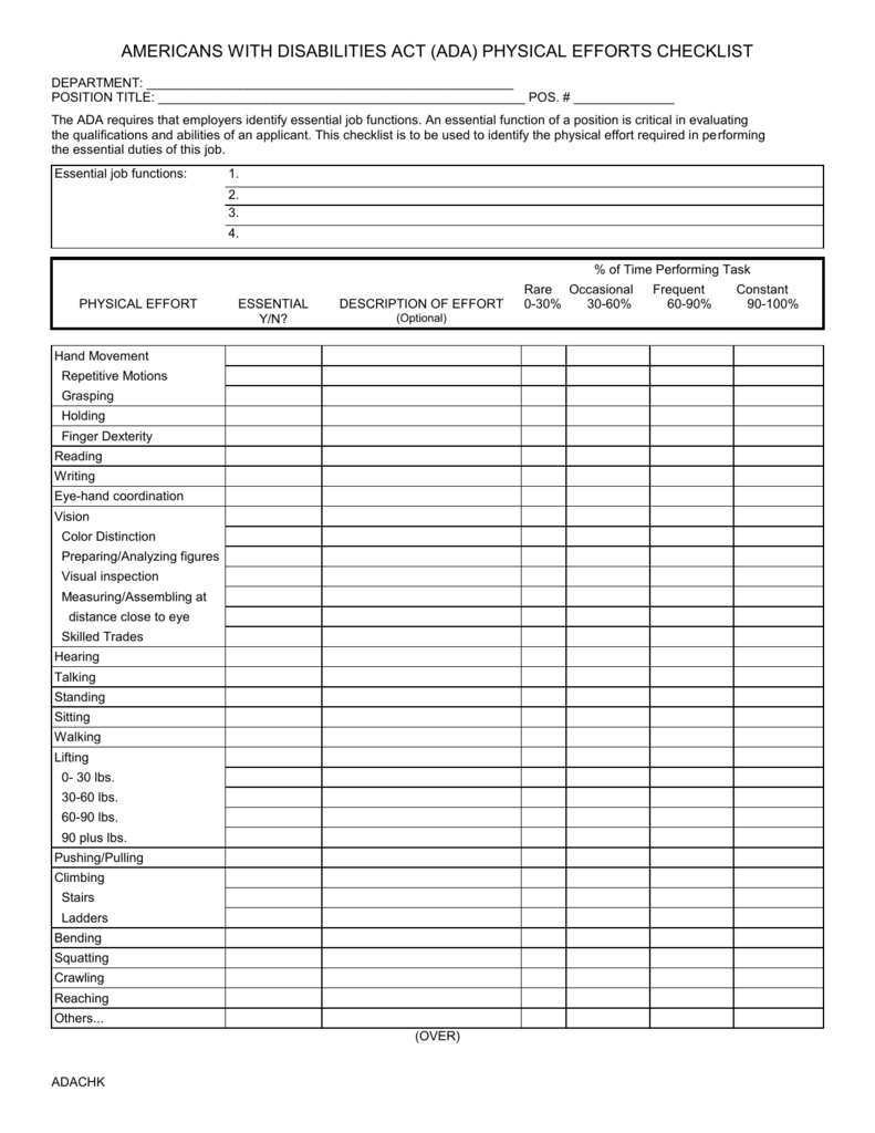 ada-physical-efforts-checklist