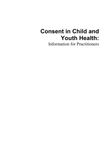 Consent in Child and Youth Health: Information for Practitioners