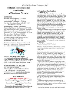 Natural Horsemanship Association of Northern Nevada