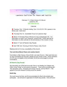 MS Word version - Lawrence Coalition for Peace and Justice