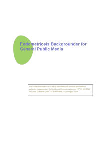 PR Backgrounder Endometriosis2