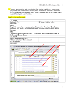 Exercise 1: Bibliographic Sources, Indexes & Abstracts