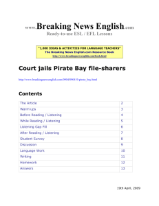 Court jails Pirate Bay file-sharers