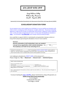 2015 Scholarship Donation Form - International Association of