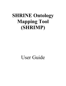 SHRINE Ontology - shrimp