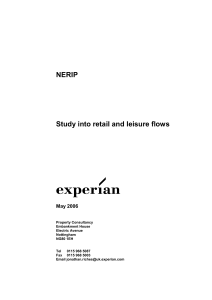 Retail and leisure flows