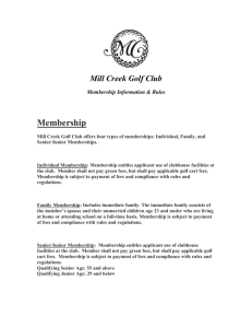 Click Here for our Membership Rules