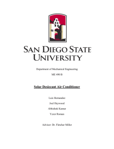 Project Report - Solar Energy at SDSU