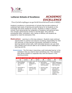 AcademicExcellence - Lutheran School Portal
