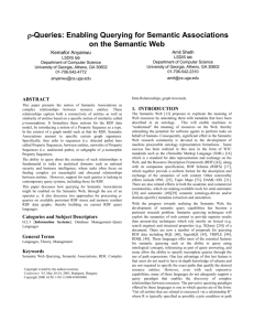 Querying for Semantic Associations on the Semantic Web