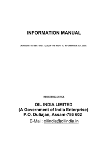 chapter – x - Oil India Limited