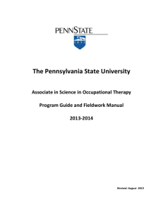 Revised: August 2013 - Penn State Berks