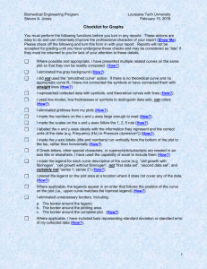 Checklist for Graphs - Louisiana Tech University