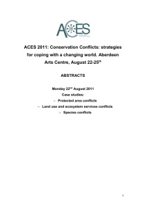 abstracts - Aberdeen Centre for Environmental Sustainability