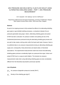 Campbell S et al Pure ARC pressure and weld metal fluid flow whilst