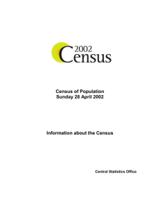 Presentation: Information about the census