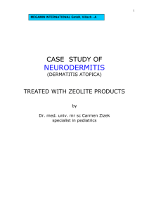 treated with zeolite products