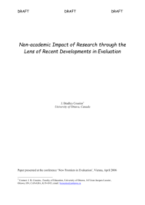 Non-academic Impact of Research through the Lens of