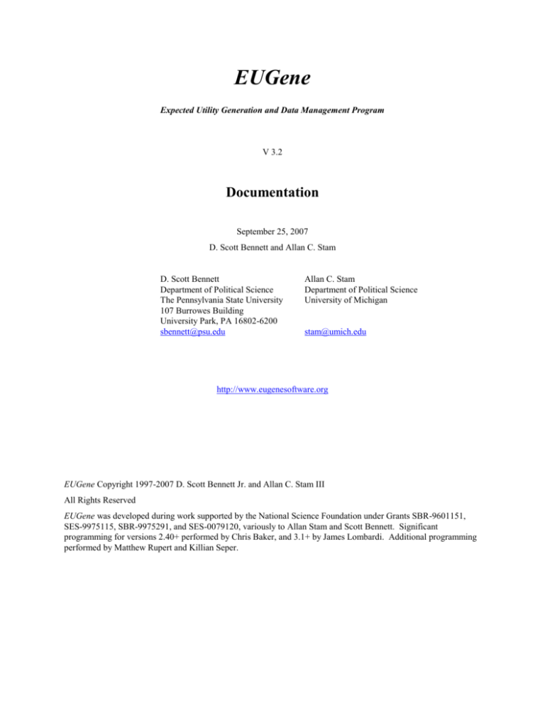- EUGene Program