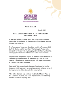 PRESS RELEASE June 2, 2013 FINAL CHESTER MYSTERY